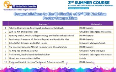 Finalist Announcement