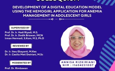 Kolokium Doktoral Annisa Rizkiriani (I1604231007)