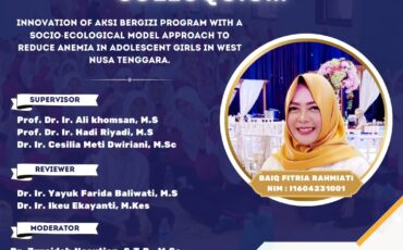 Kolokium Doktoral Baiq Fitria Rahmiati (I1604231001)