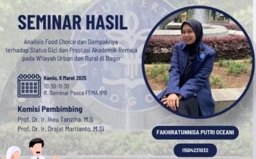 Seminar Hasil Magister Fakhiratunnisa Putri Oceani (I1504231032)