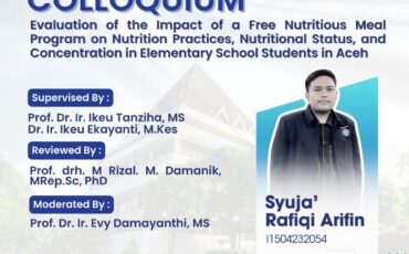 Kolokium Magister Syuja' Rafiqi Arifin (I1504232054)